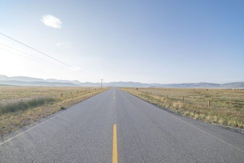 Empty road image