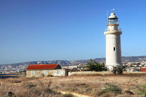 Pafos yılında deniz feneri