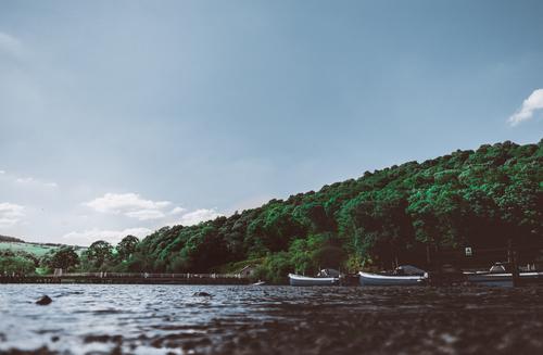 Båtar på Ullswater sjön