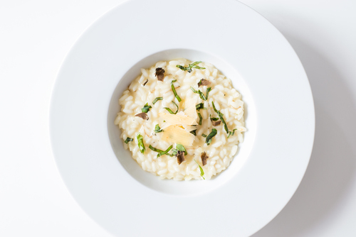 Plate of risotto