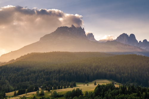 Clouds in the Dolomites