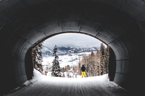 Колорадо сніг тунель
