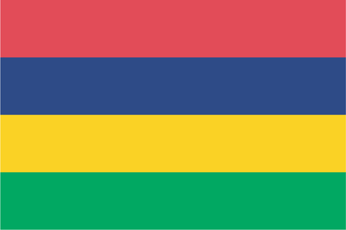 Nationale vlag van Mauritius
