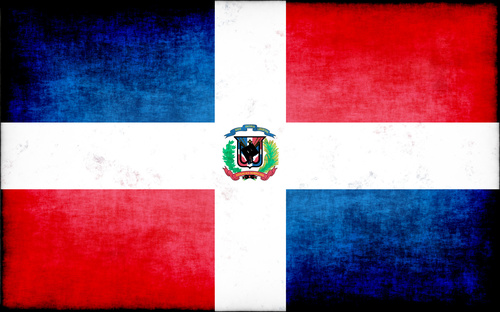 Dominicaanse Republiek vlag afbeelding