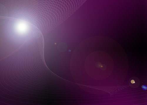 Purple background with flowing lines