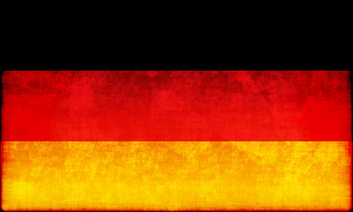 Flag of Germany with grunge texture