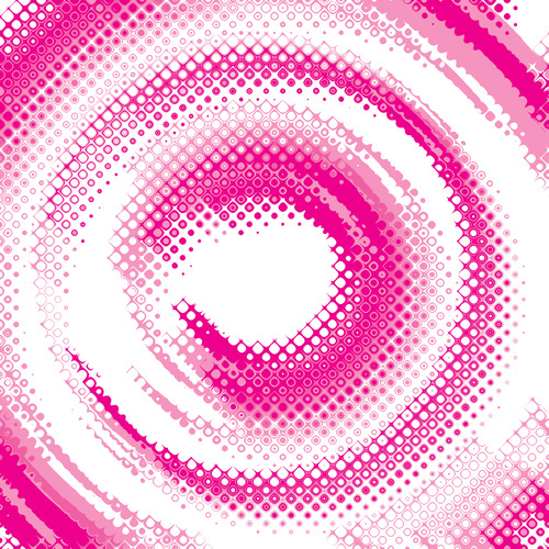 Рожевий Півтоновий візерунок округлої форми