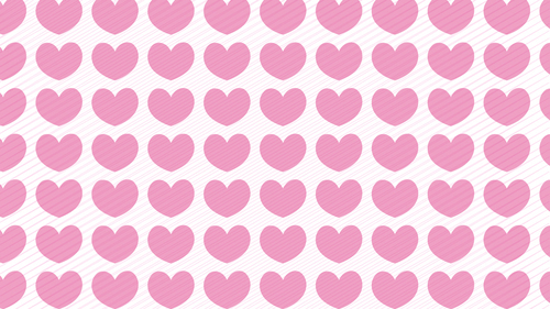 Hearts pattern slide background