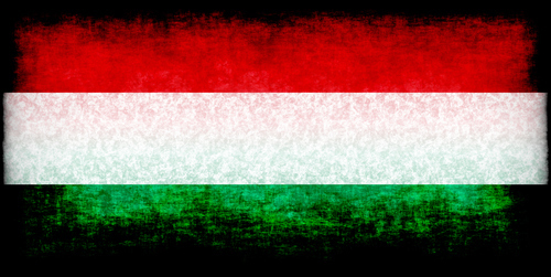 Tmavá textura maďarské vlajky