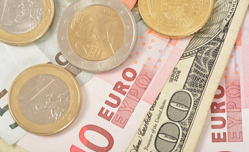 Dólares e euros