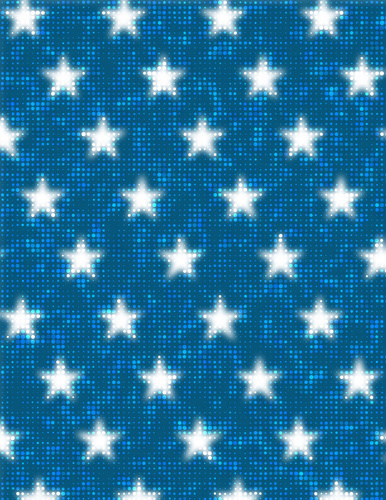 Світиться зірок на блакитному тлі
