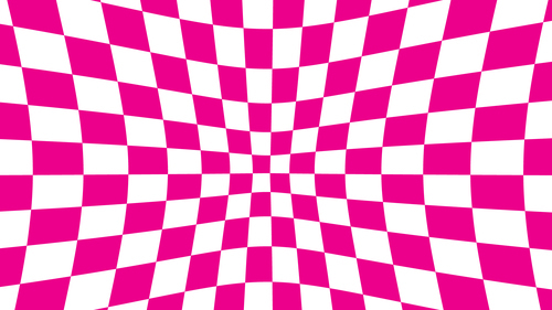 Illusion background pink tiles