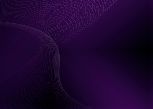 Linee ondulate di sfondo viola scuro