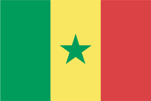 Bandiera della Repubblica del Senegal