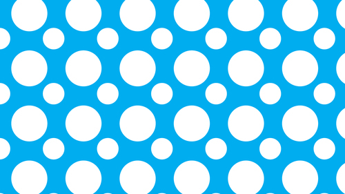 Blue background with circles wide format