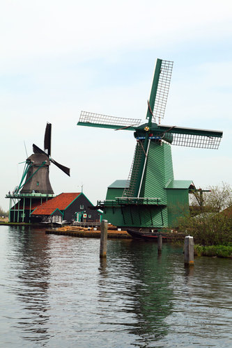 Windmills In Holland