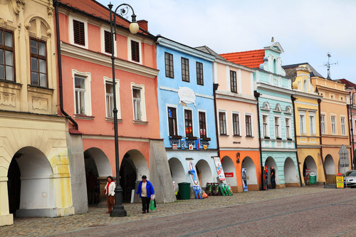 Casas coloridas