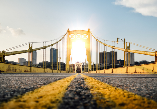 Visutý most v Pittsburghu