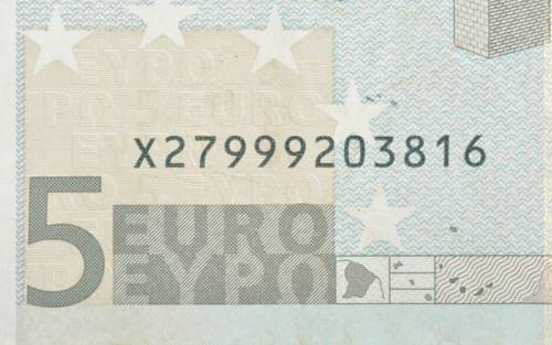 5 nota de euro