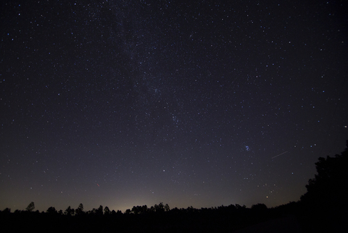 Ночное небо с звездами