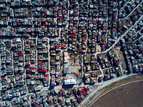 Vista aérea de Adana, Turquia