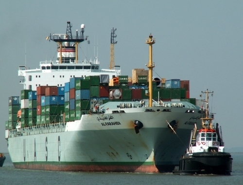 Freighter ship