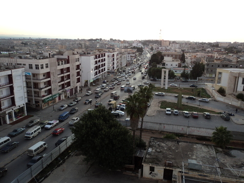 Al Oroba street in Bayda