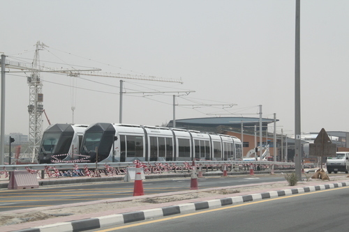 Tram in Dubai