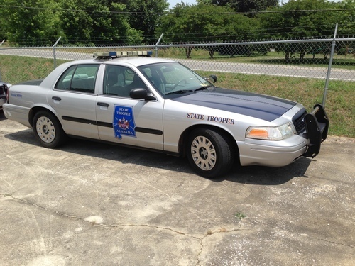 State trooper car
