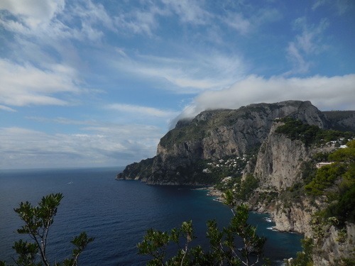 Ostrov Capri v Itálii