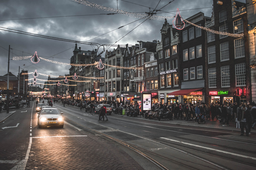 Amsterdam în Crăciun