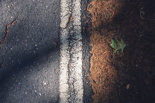 Road and ground border