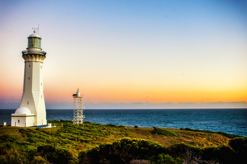 Lighthouse in beautiful day