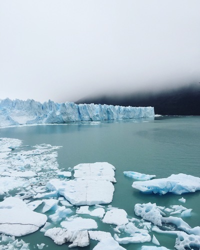 Su üzerinde Kutup buz