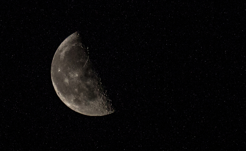 Afbeelding van de wassende maan