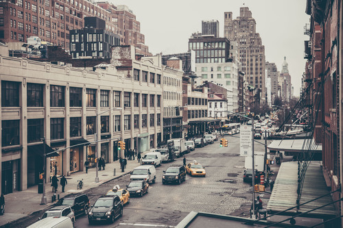 Rua em New York City