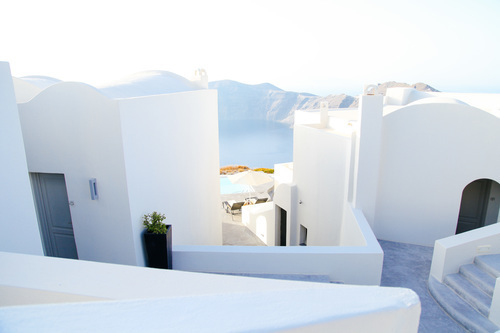 Calles de Santorini