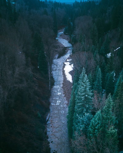 Каньон реки в Аспене