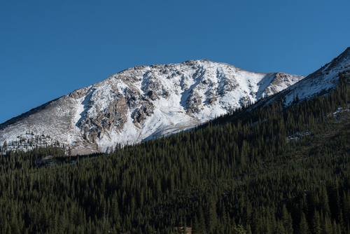 Pico de la nieve de Aspen