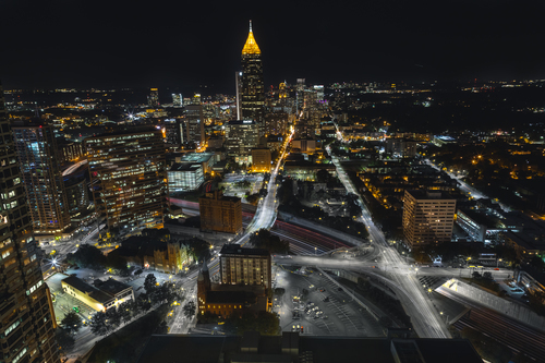 Atlanta by night