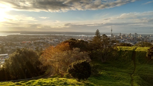 Вид на город Окленд