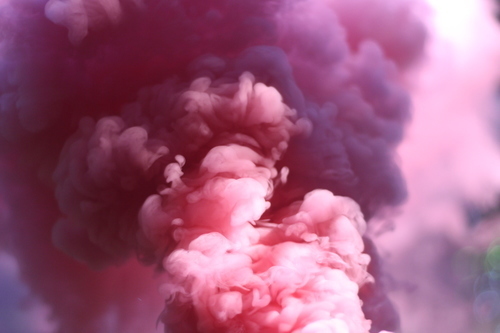 Růžový kouř