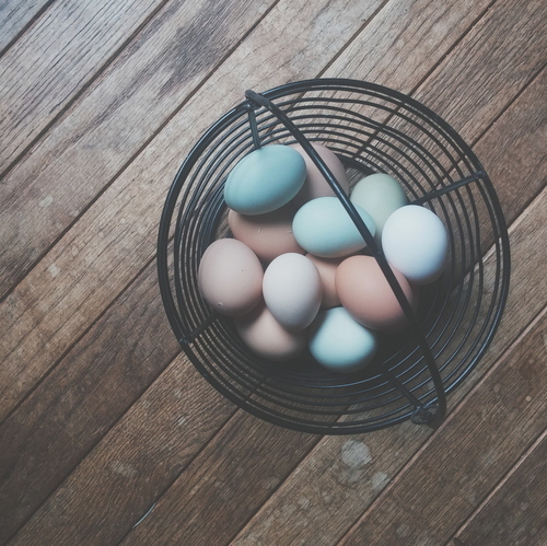 Ovos de Easter coloridos