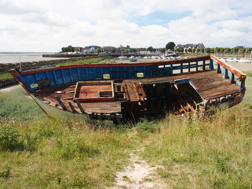 Ship wreck in Le Crotoy