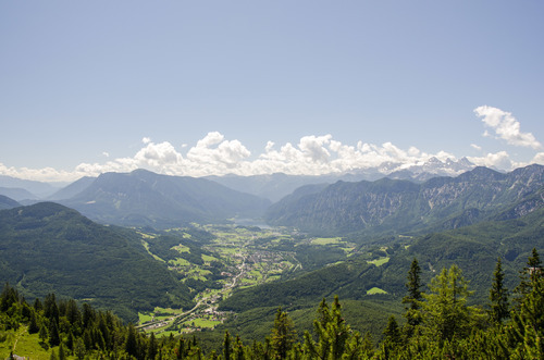 Vista do Bad Goisern, Áustria