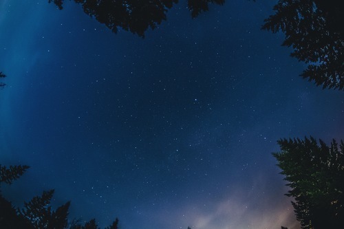 Ночное небо в Банф, Канада