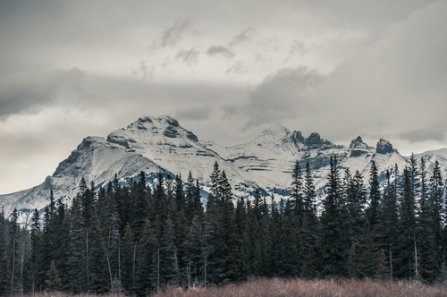 Hory a kopce v Banff