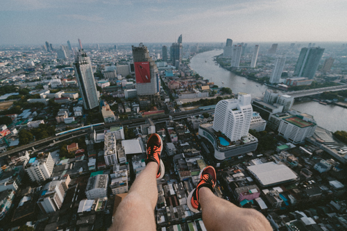 Vista de Bangkok, Tailandia