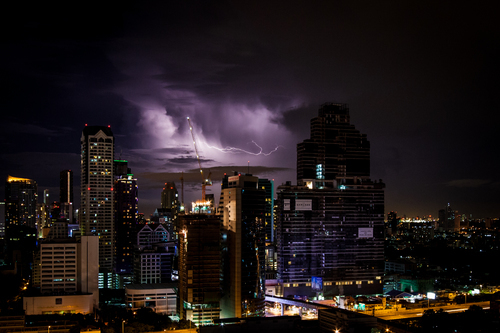 Furtuna peste Bangkok