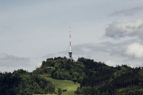 Berg Bantiger in Zwitserland